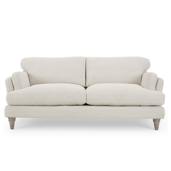 Regent 3 Seater Sofa, Luxury Ivory Linen