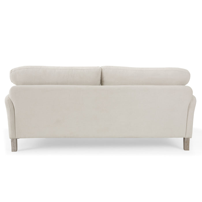 Regent 3 Seater Sofa, Luxury Ivory Linen