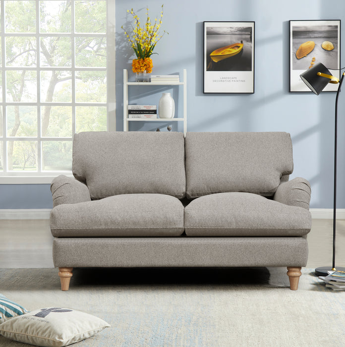 Oxford 2 Seater Sofa, Luxury Beige Linen