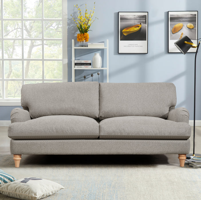 Oxford 3 Seater Sofa, Luxury Beige Linen