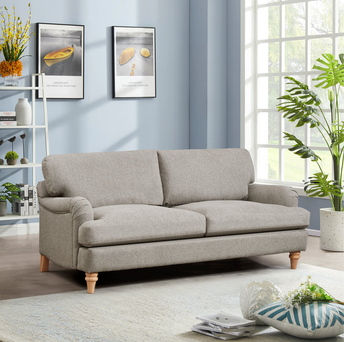 Oxford 3 Seater Sofa, Luxury Beige Linen