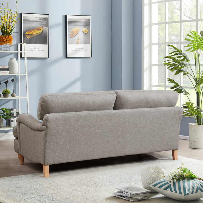 Oxford 3 Seater Sofa, Luxury Beige Linen