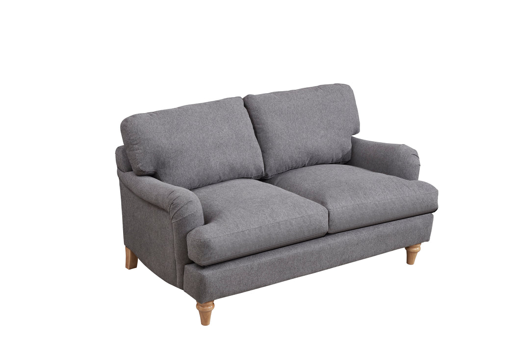 Oxford 2 Seater Sofa, Luxury Grey Linen