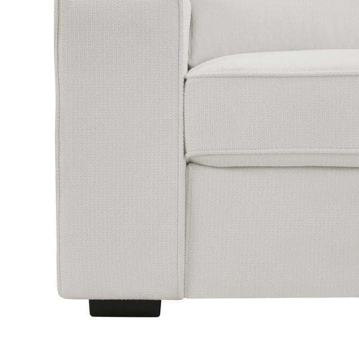 York 3 Seater Sofa, Cream Linen