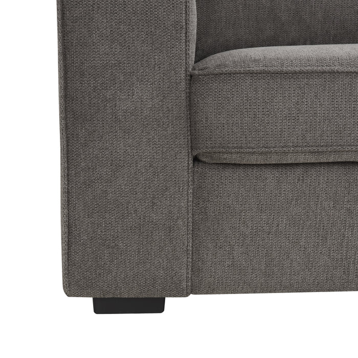 York 3 Seater Sofa, Dark Grey Linen