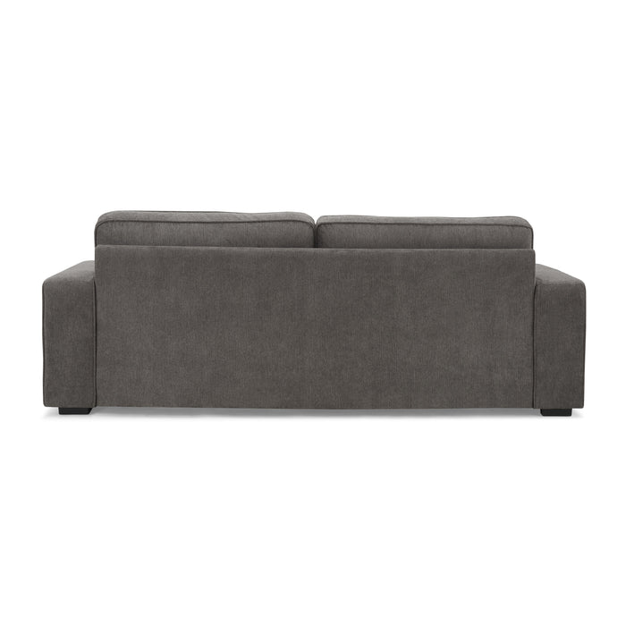 York 2+3 Seater Sofa Set, Dark Grey Linen