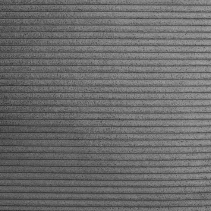 Marlow Small U-Shaped Sofa with Footstool, Dark Grey Jumbo Cord