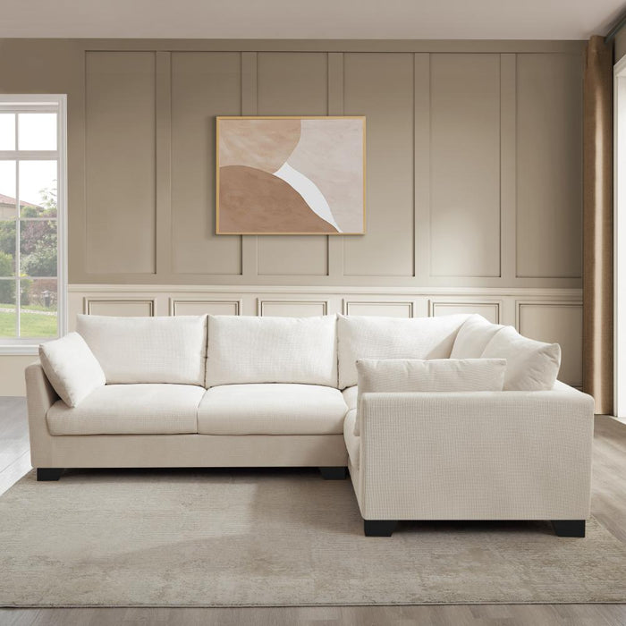 Renfrew Right-Hand Facing Corner Sofa, Cream Linen