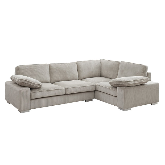 Birkdale Right-Hand Facing Corner Sofa, Mocha Cord