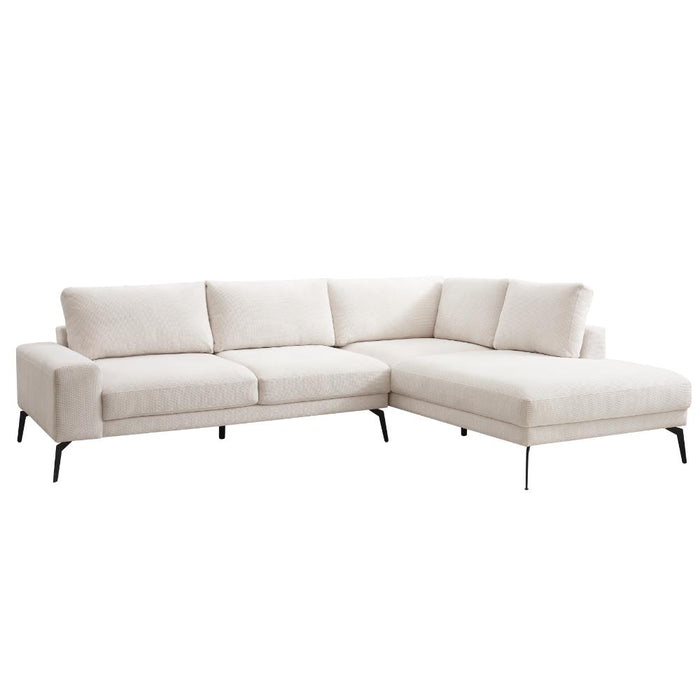 Palmer Right-Hand Facing Corner Sofa, Cream Linen