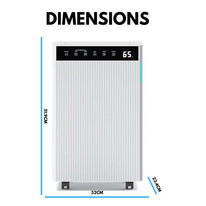 Ometa White Dehumidifier & Ioniser, 20L