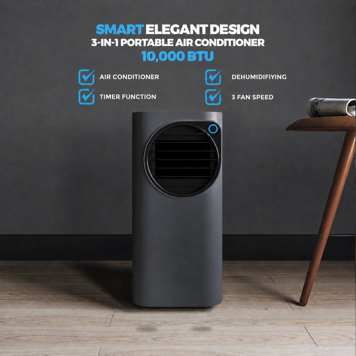 Ometa Air Conditioner AC Unit 10000BTU Grade B, Space Grey