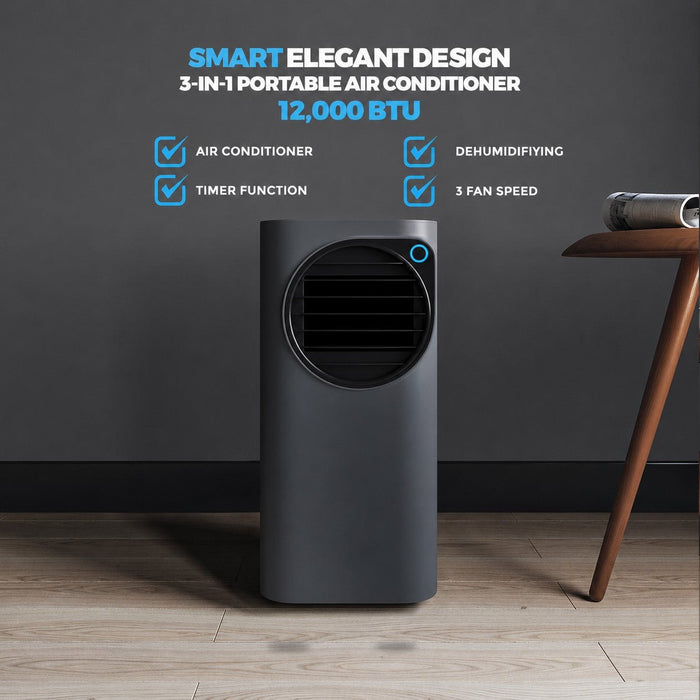 Ometa Air Conditioner AC Unit 12000BTU, Space Grey