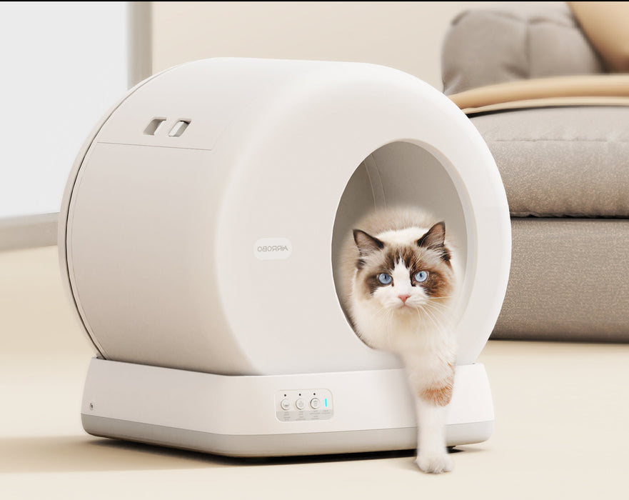 AirRobo Automatic Self Cleaning Cat Litter Tray Box