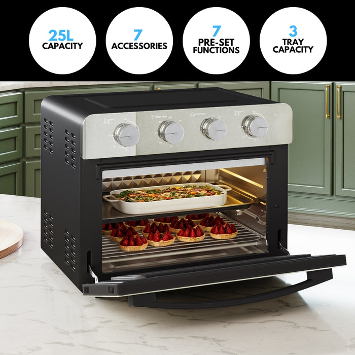 Ometa 25L Mirrored Air Fryer Oven