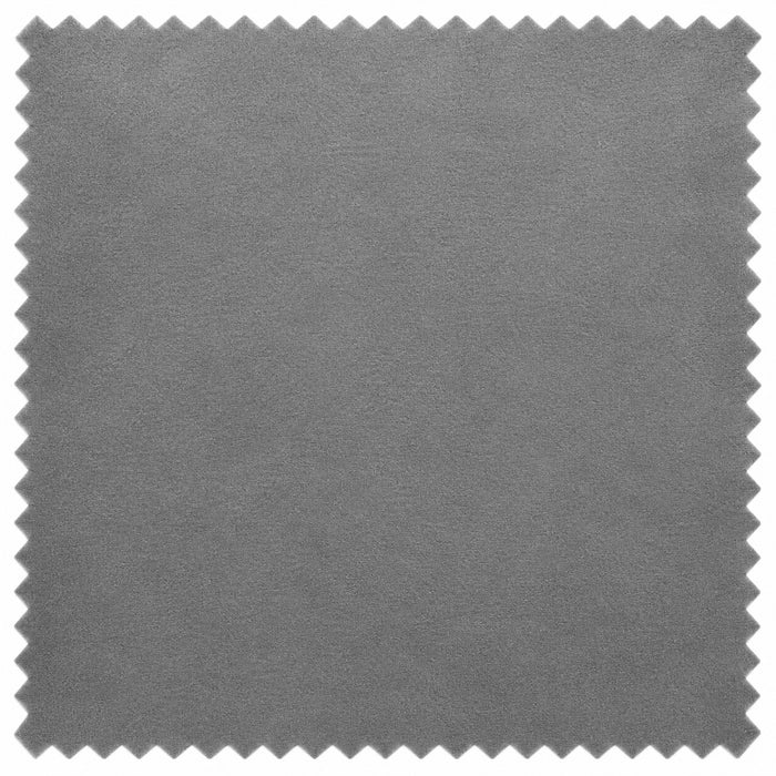 Chesterfield Pleat Velvet Fabric 3 Seater Sofa, Grey