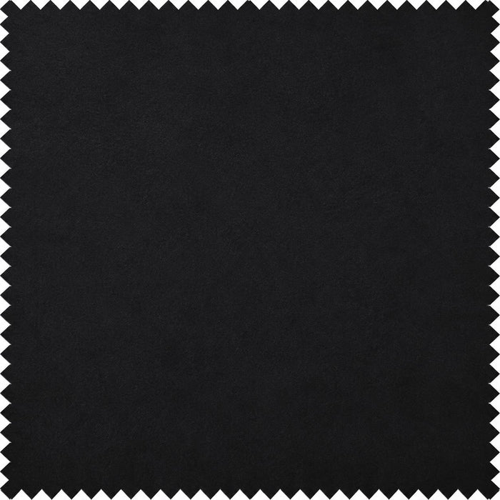 Devon Velvet Pull-Out Sofa Bed, Black Velvet