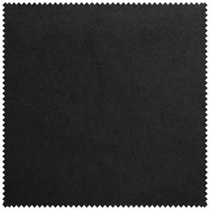 Dakota 2 Seater Black Velvet Fabric Sofa