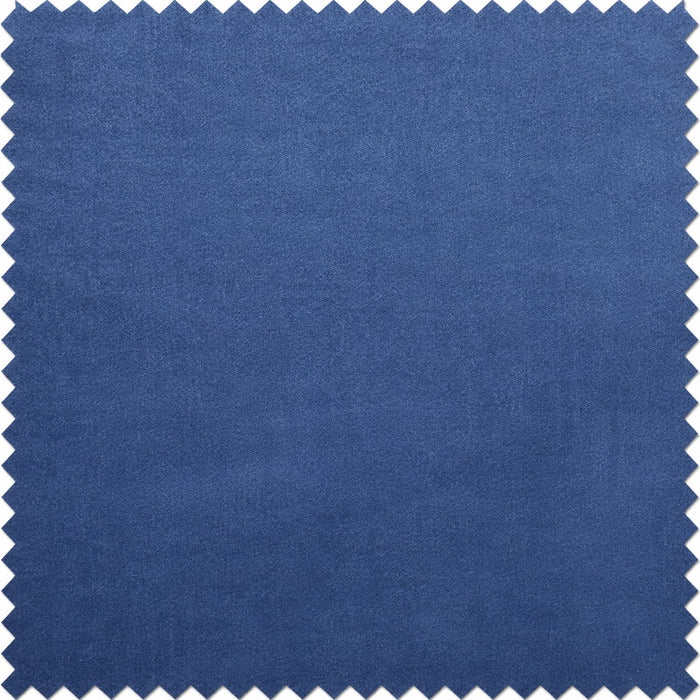 Kendal Velvet Single Sofa Bed Futon, Blue Velvet