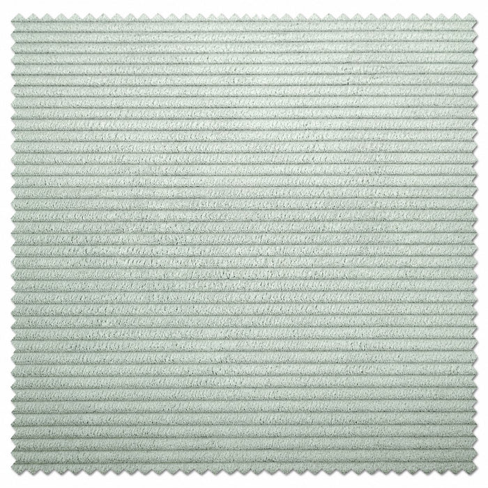 Caitlin Sofa With Chaise, Mint Green Jumbo Cord