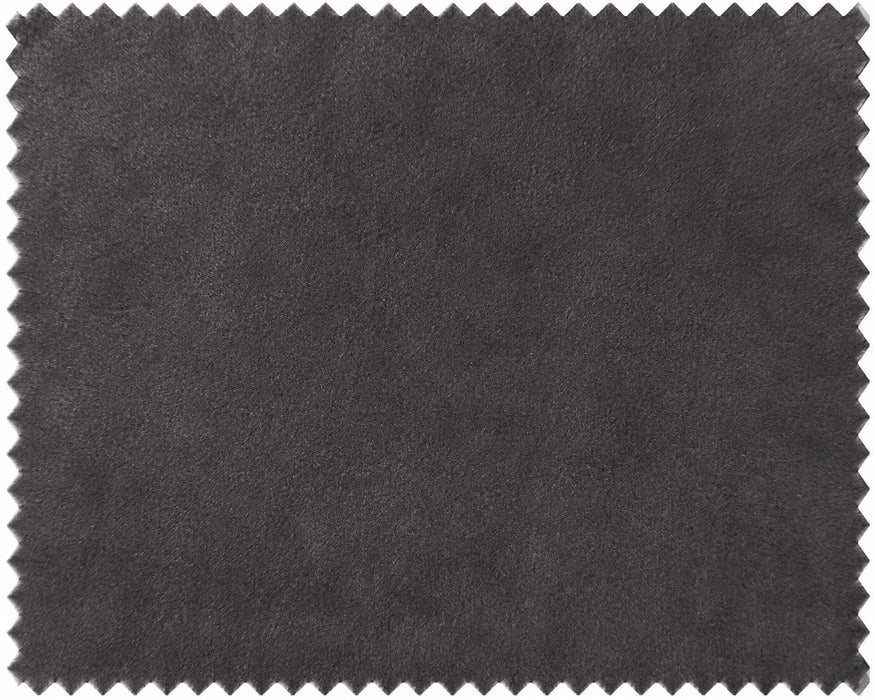 Chesterfield Velvet Fabric 3 Seater Sofa, Grey