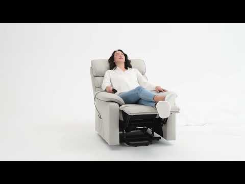 Blair Electric Recliner Lift And Tilt Riser Armchair Air Leather 25565 Product Video