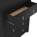 Morton Chest of Drawers with 4 Drawers in Black
