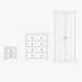 Morton 3 Piece Bedroom Furniture Set in White