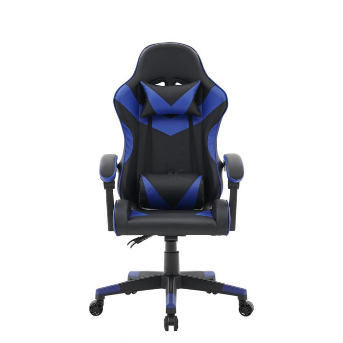 Gaming Computer Chair Ergonomic Adjustable Swivel Recliner Laptop Office Chair, Black/Blue