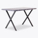 Wooden Dining Effect Kitchen Home Furniture, Large Concrete Table Only