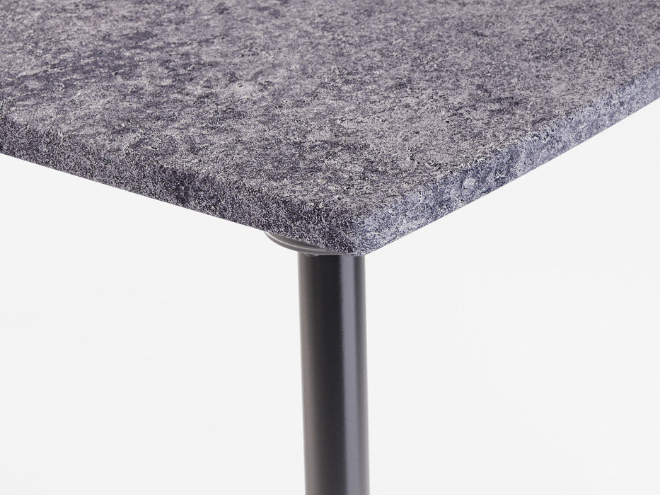 Amble Dining Table Concrete Effect Kitchen Dining Room, Small