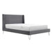 Athena Fabric Bed Frame - Double Plush Velvet Bed