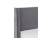 Athena Fabric Bed Frame - Double Plush Velvet Bed