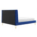 Athena Fabric Bed Frame - Double Plush Velvet Bed