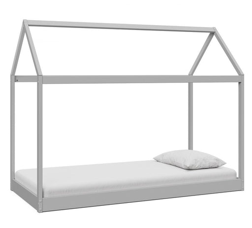 Taylor Kids Wooden Bed Single House , Grey