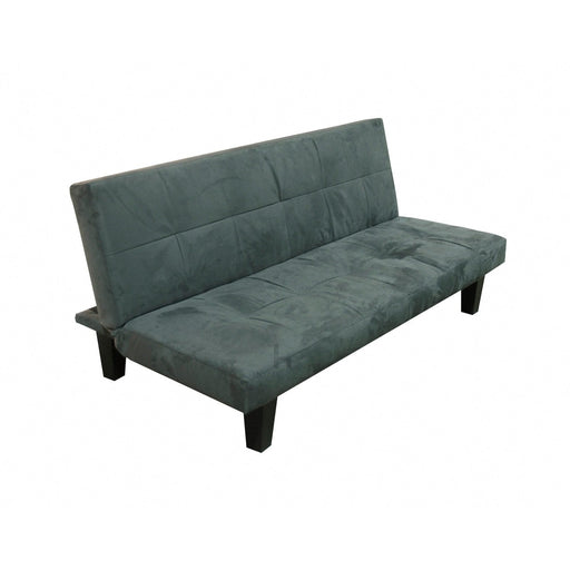 Fabric 3 Seater Sofa Bed Faux Suede Fabric, Charcoal