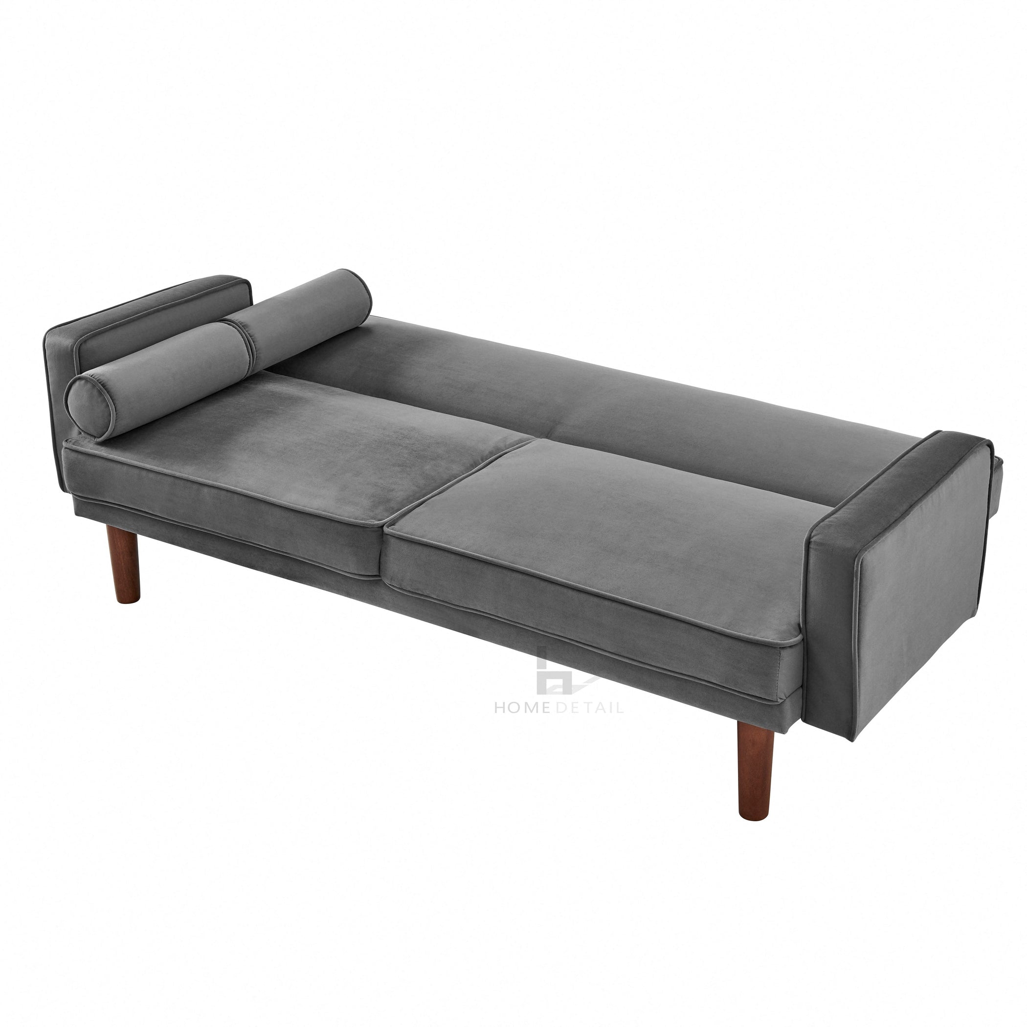 Sutton Velvet Sofa Bed Velvet Grey Home Detail