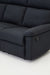 Brody Sofa Suite 3 Seater Manual Recliner Dark Grey Padded Fabric