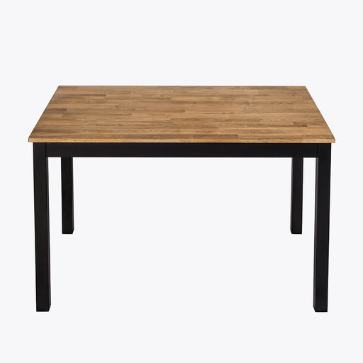 Copenhagen Dining Table Black Frame-Oiled Wood