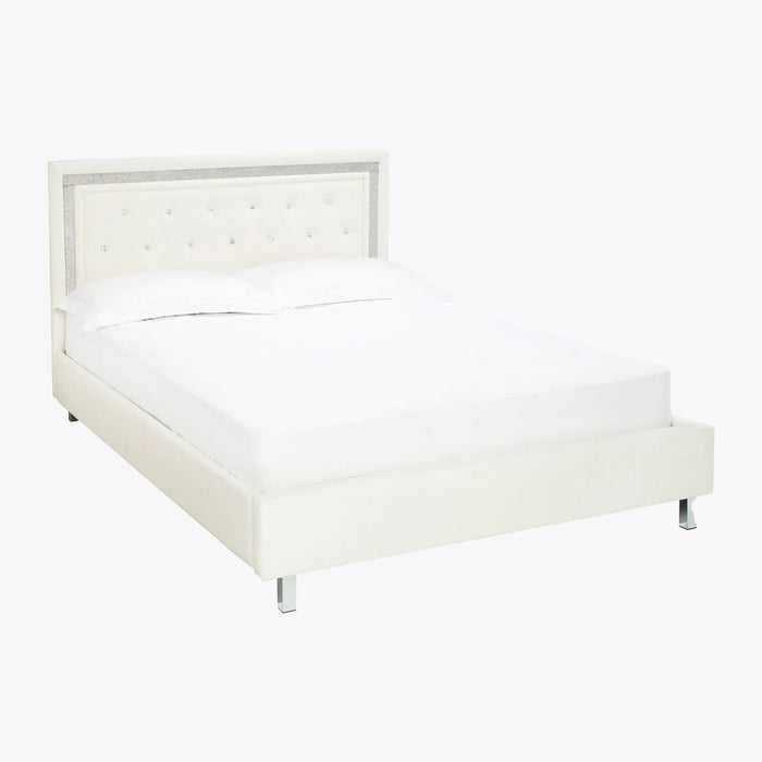 Crystalle 4.6 Double Bed White