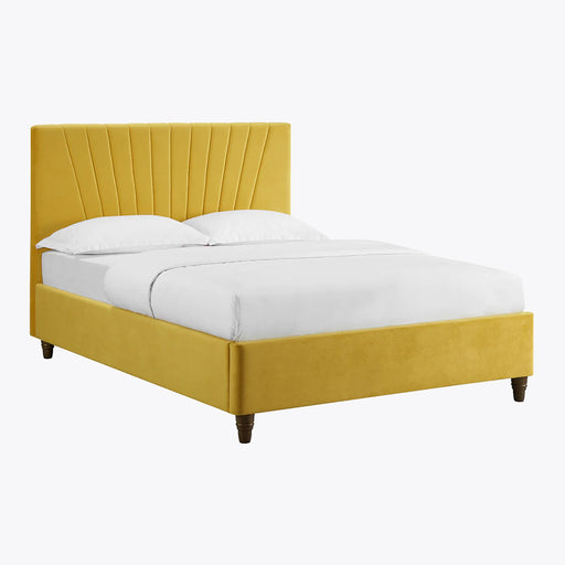 Lexie Double Bed Mustard