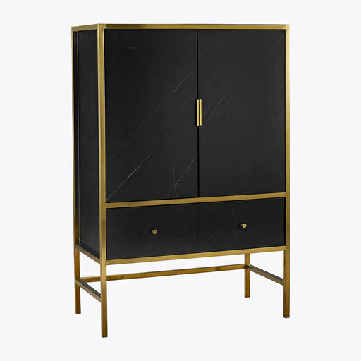 Monaco Drinks Cabinet Black