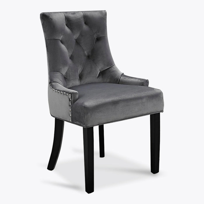 Morgan Chair Grey (Pack Of 2)