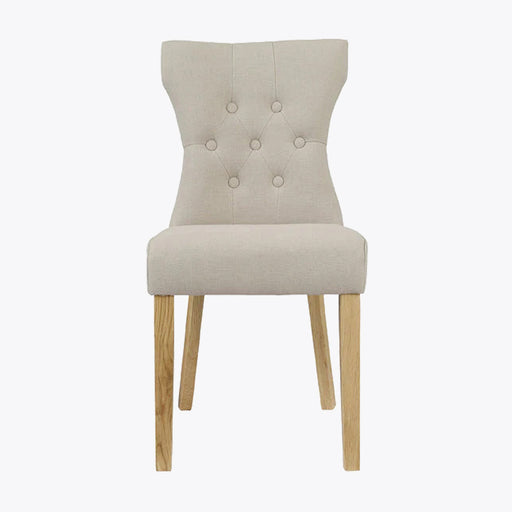 Naples Dining Chair Beige (Pack of 2)