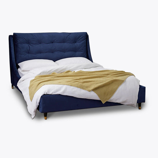Sloane Blue Kingsize Bed