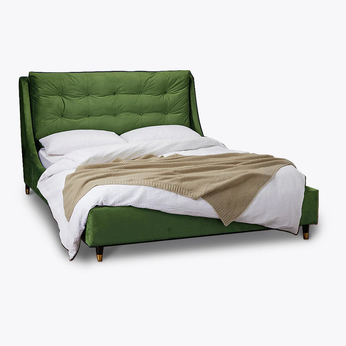 Sloane Green Kingsize Bed