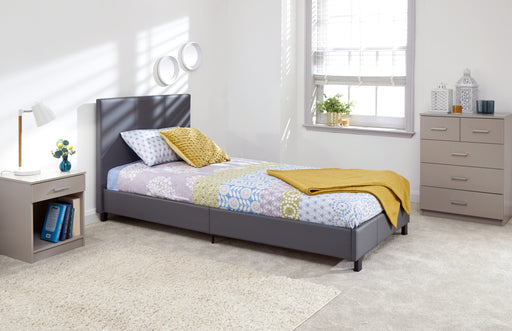 90Cm Bed In A Box Grey