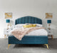 Pettine 135Cm End Lift Ottoman Bed Teal