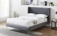 Athena Fabric Bed Frame - Double Plush Velvet Bed