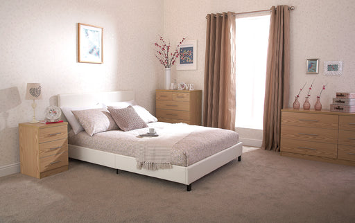 135Cm Bed In A Box White